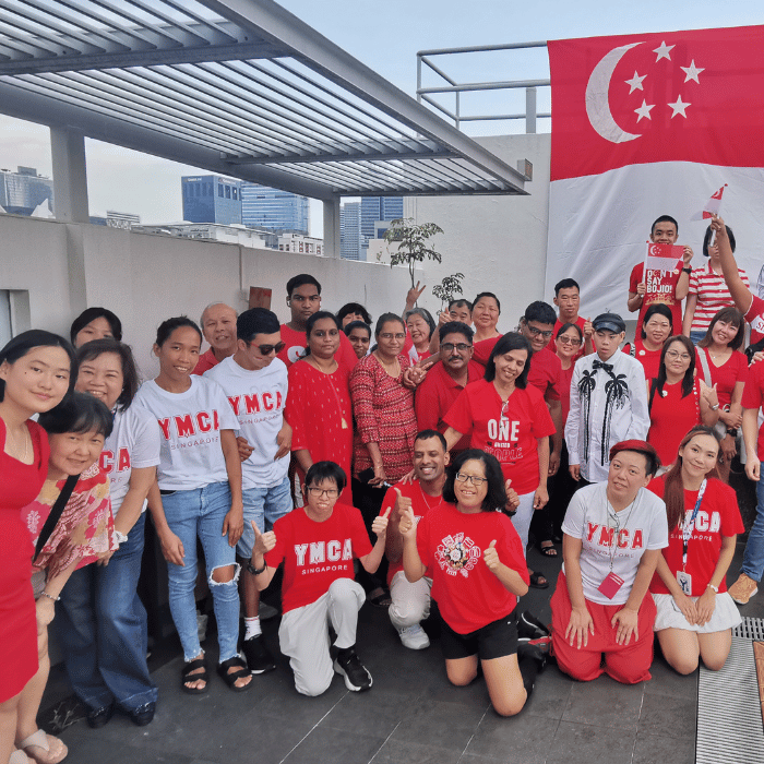 YMCA members at a gathering.