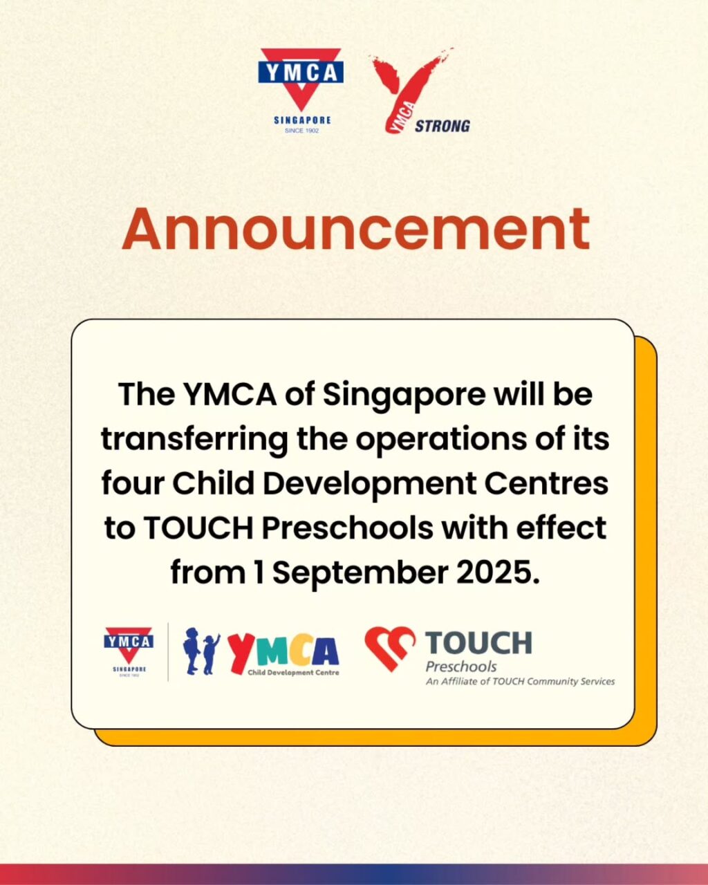 Instagram post from ymca.singapore. This post is in position 1.